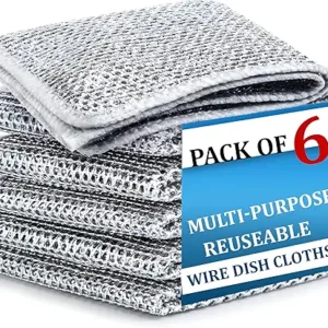 Non-Scratch Steel Wire Dishwashing Cloth