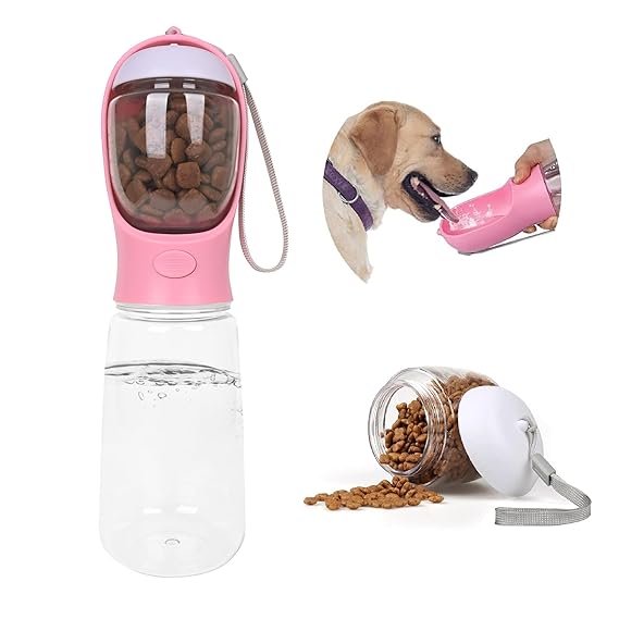 Blikiz Dog Water Bottle, 2 in 1