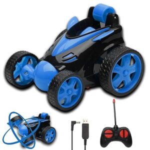 Rechargeable 360° Rotating & Rolling Small Stunt Car
