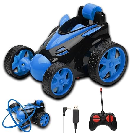 Rechargeable 360° Rotating & Rolling Small Stunt Car