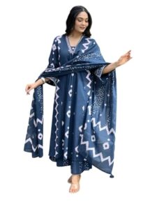 Rangnavi Women's Cotton Anarkali Kurta
